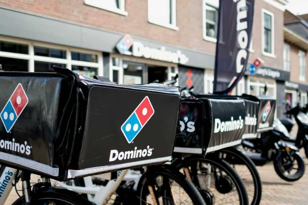 Domino's delivery bicycles