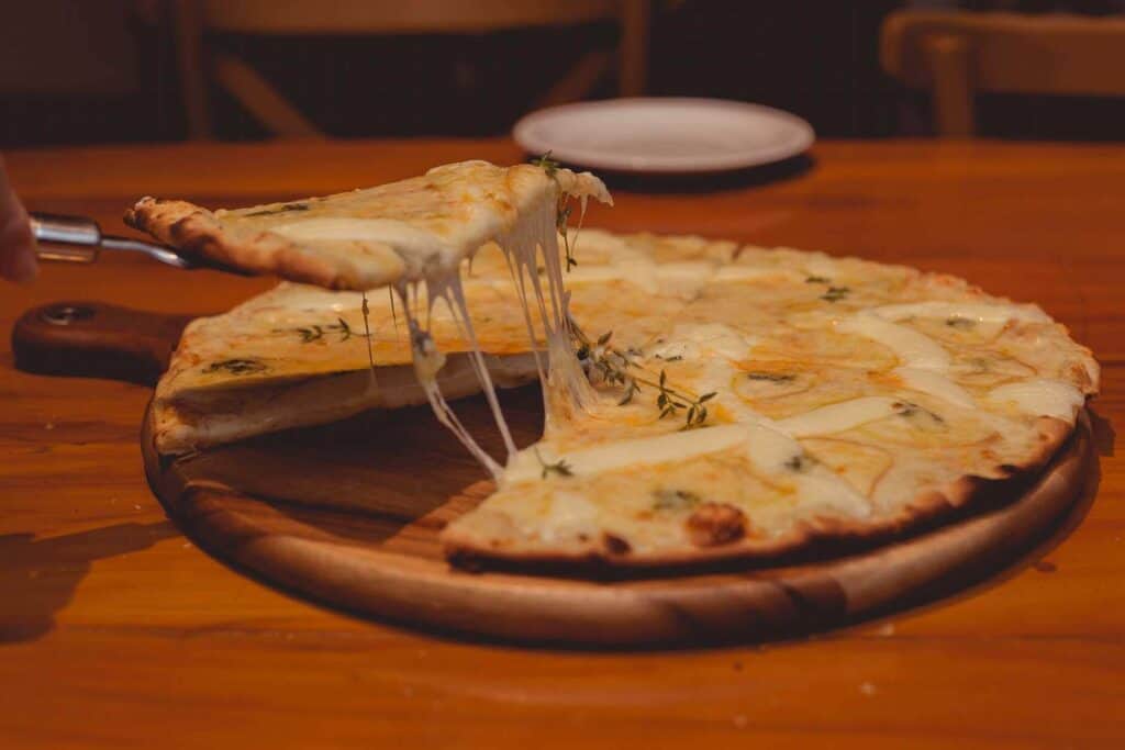  A cheese pizza